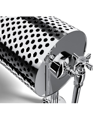 Milwaukee Radiator – gulvstående design i chrome