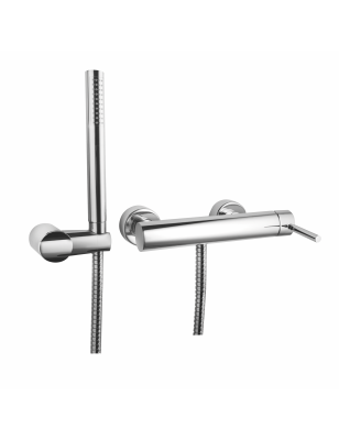 Brusearmatur 23140 Capri | Vægmonteret med håndbruser