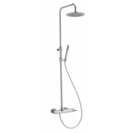 Brusesystem 23186 Capri – krom, messing, mat sort, nikkel