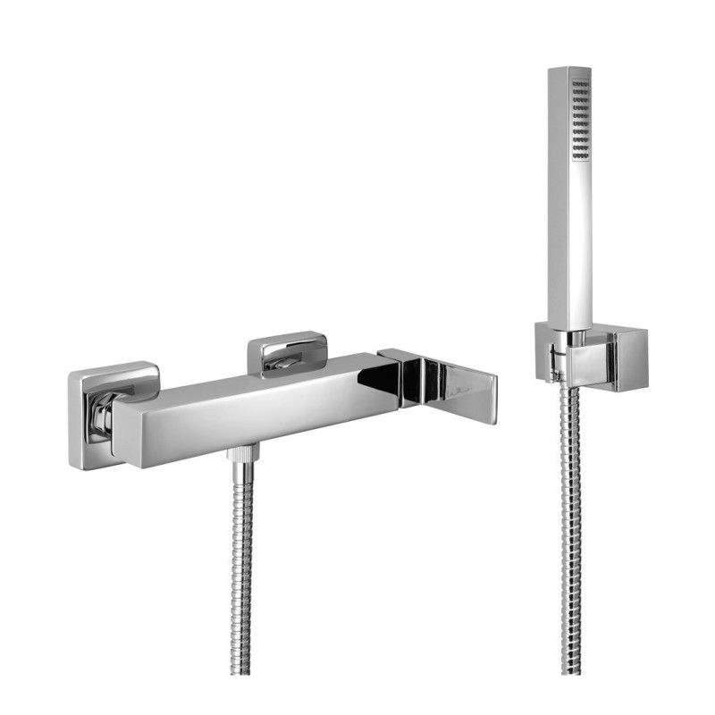 Brusearmatur med håndbruser vægmonteret etgrebs - 34140 Tropea