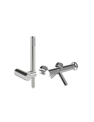 Kar-/brusearmatur 15100 Siena | Krom, messing, sort, nikkel