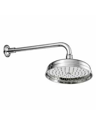 Brusehoved Ø 300 mm Anti-kalk system vægmonteret | Bellistri ApS