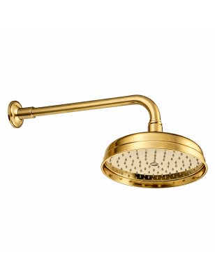 Brusehoved Ø 300 mm Anti-kalk system vægmonteret | Bellistri ApS