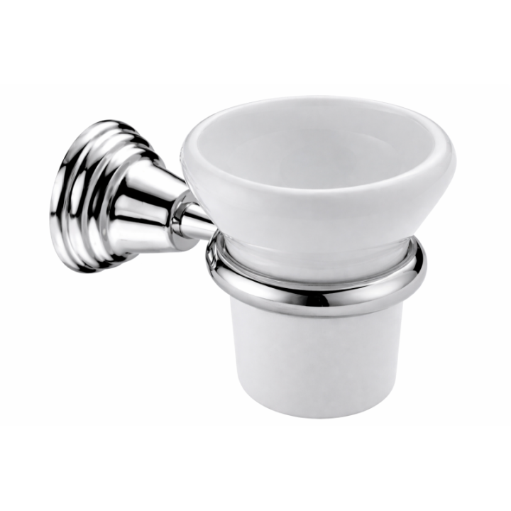 Canova Tandbørsteholder CA142 — Væghængt Porcelænskop