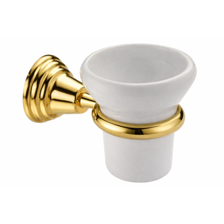 Canova Tandbørsteholder CA142 — Væghængt Porcelænskop