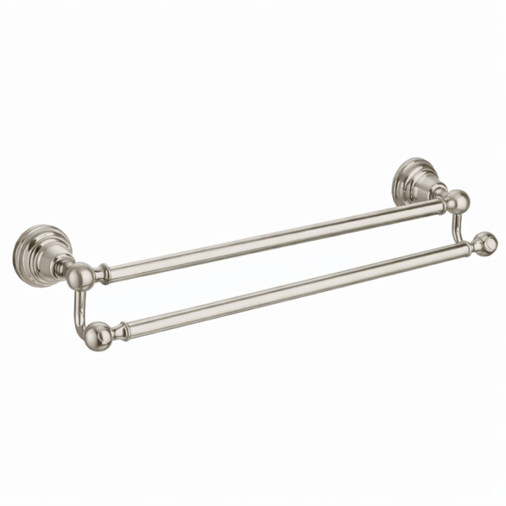 Canova Dobbelt Håndklædestang 60 cm CA217 | Dobbelt Skinne
