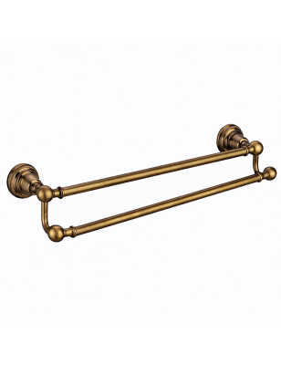 Canova Dobbelt Håndklædestang 60 cm CA217 | Dobbelt Skinne