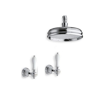 Armaturer i massiv messing - 6021-L Penelope vægmonteret bruser