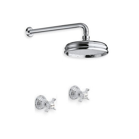 Armaturer i massiv messing - 6021 Waterspring vægmonteret bruser