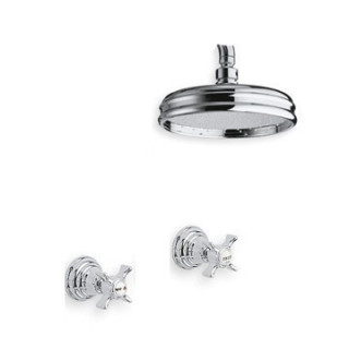 Armaturer i massiv messing - 6021-L Waterspring vægmonteret bruser
