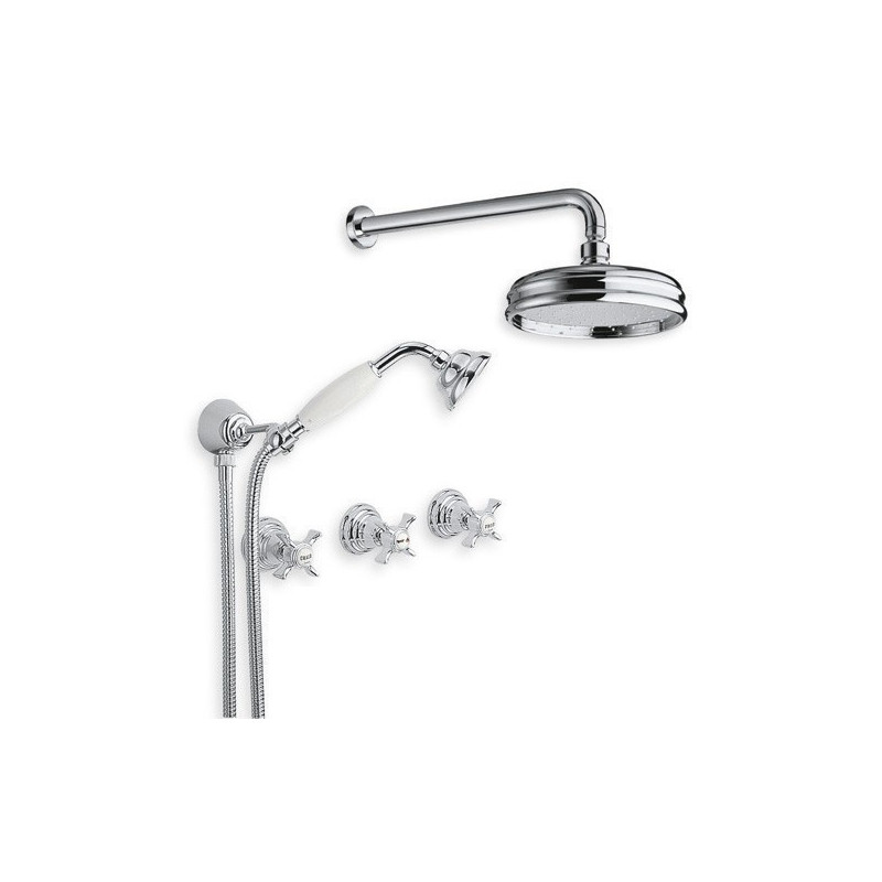 Faucets in solid brass - 6022 Waterspring wall mounted shower