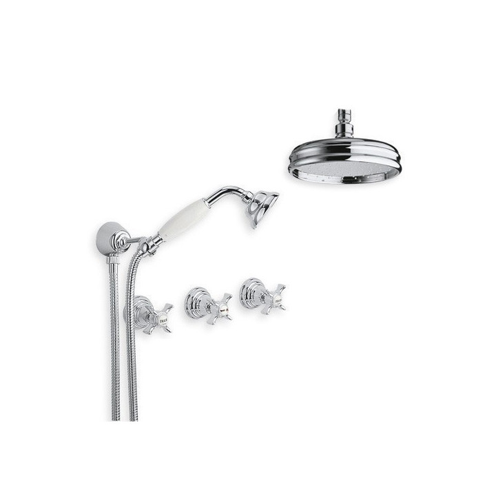 Armaturer i massiv messing - 6022-L Waterspring vægmonteret bruser